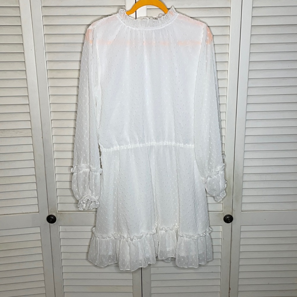 White long sleeve dress